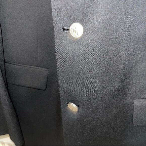 HART SCHAFFNER MARX GOLD Black  Sport Coat Blazer Jacket 42L - Picture 4 of 9